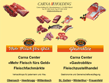 Tablet Screenshot of carnacenter.ch